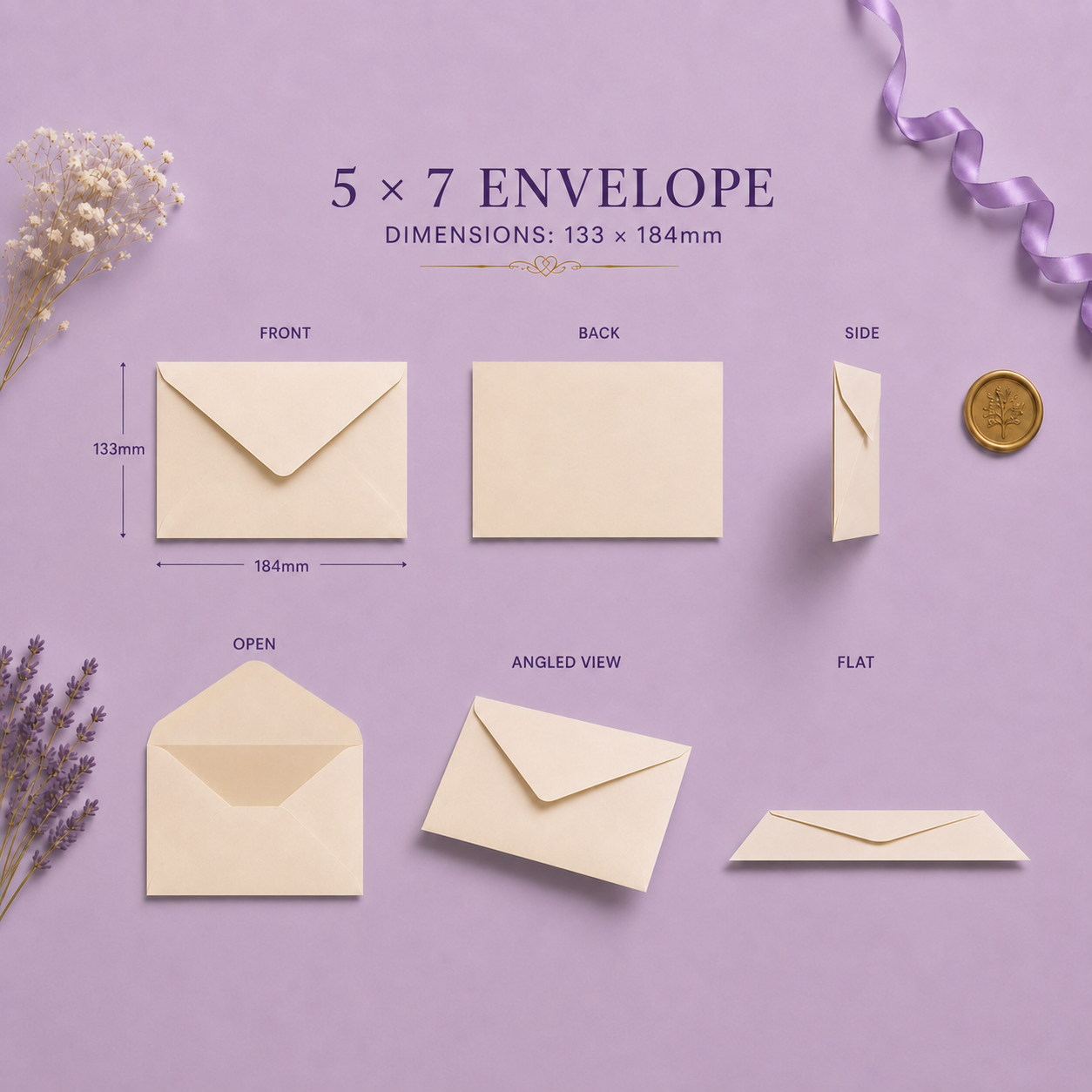 5x7 Envelope Dimensions