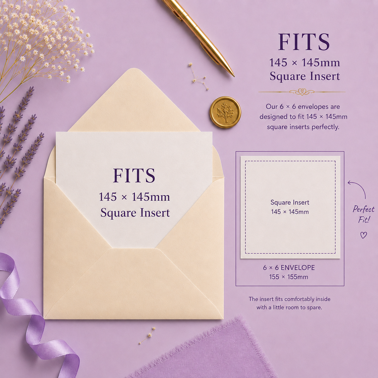 What Fits Inside a 155x155 Envelope?