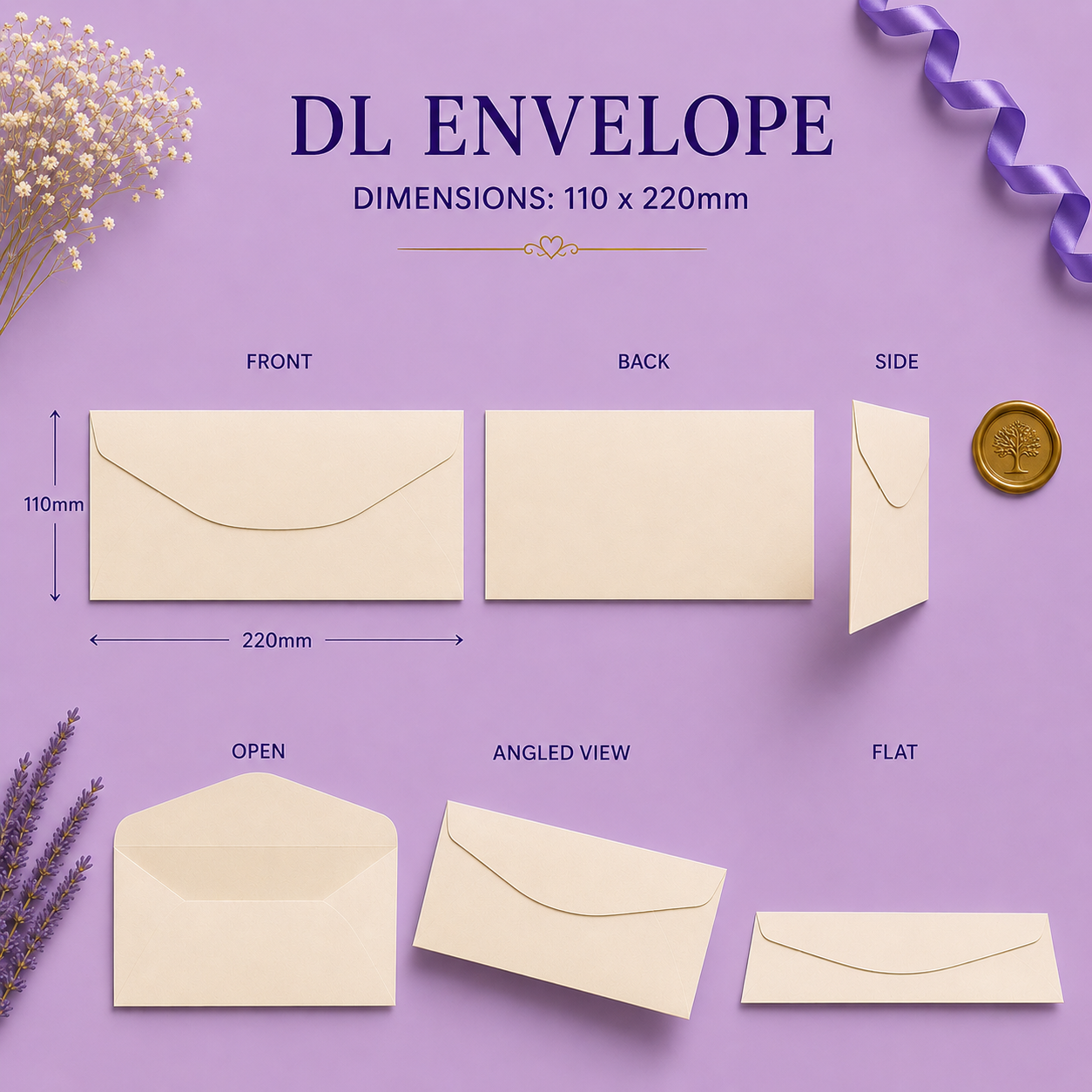 DL Envelope Dimensions