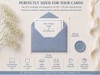 5x7 Powder Blue Envelopes – 133 × 184mm