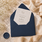 5x7 Navy Envelopes – 133 × 184mm