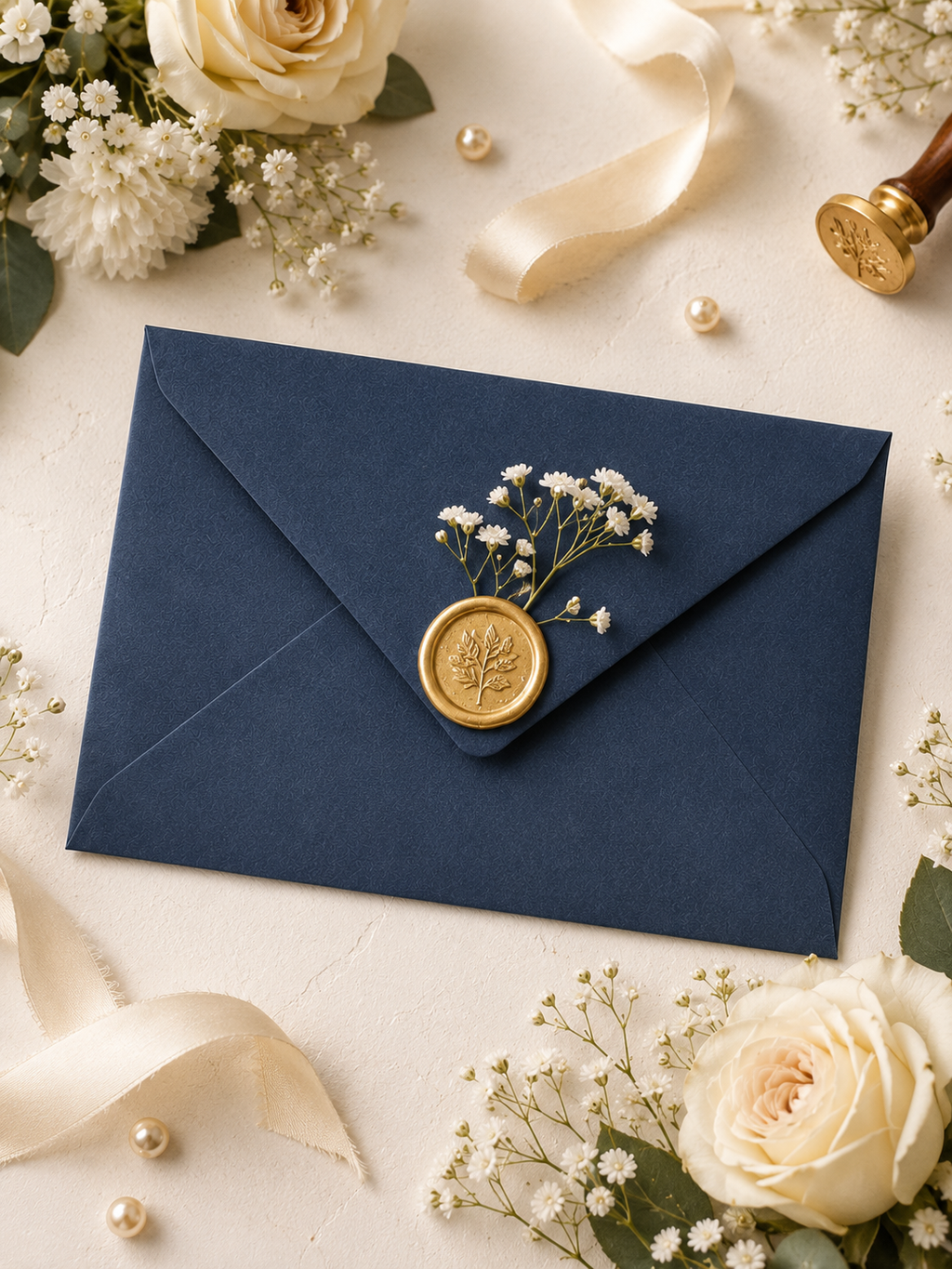 5x7 Navy Envelopes – 133 × 184mm