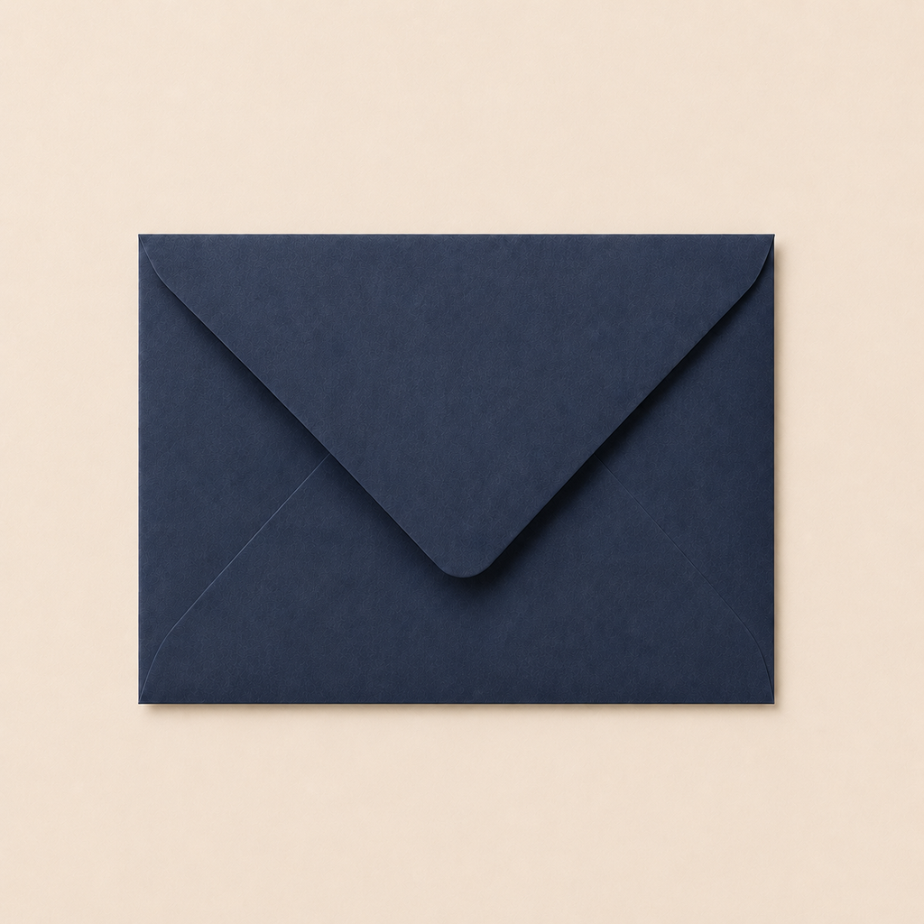 5x7 Navy Envelopes – 133 × 184mm