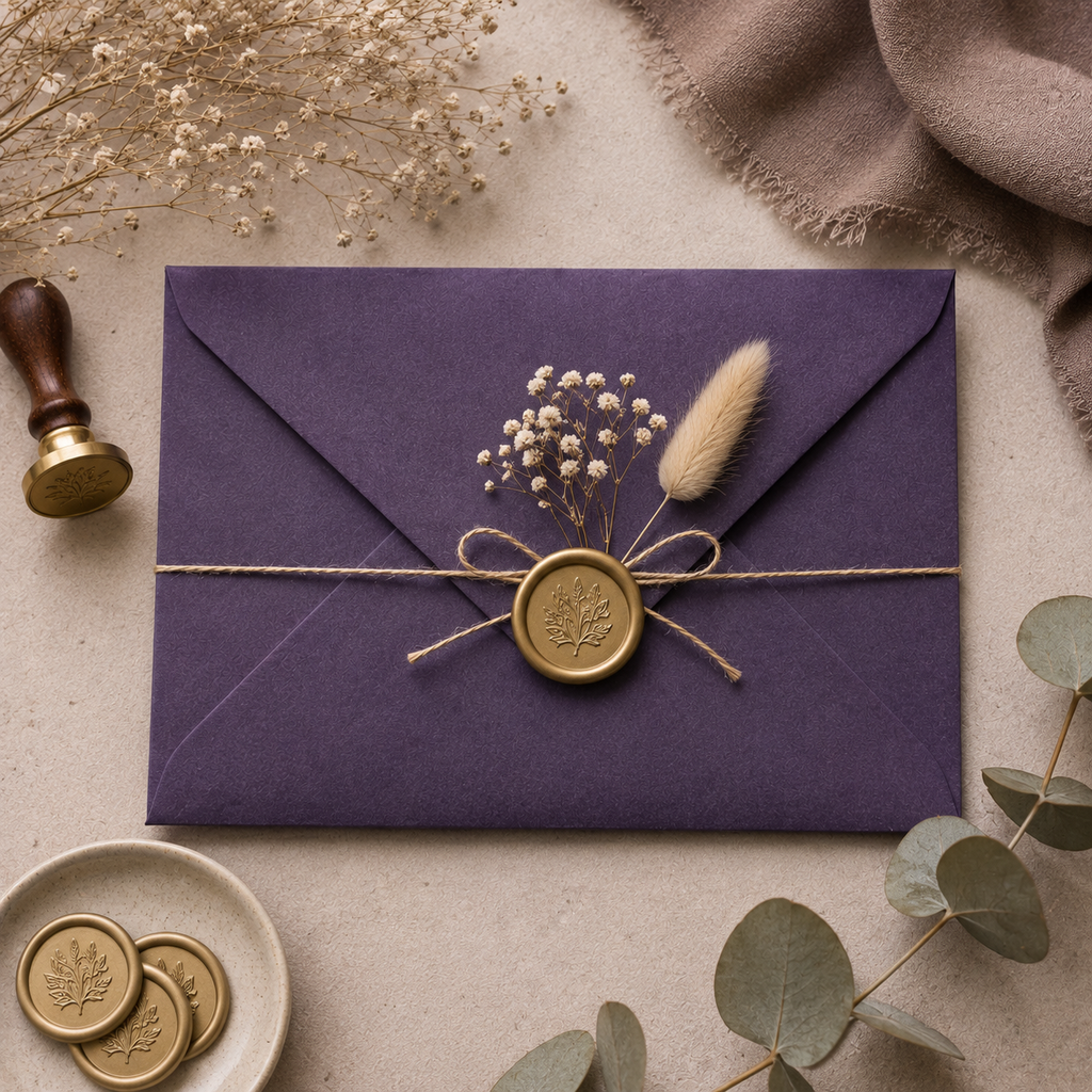 5x7 Aubergine Envelopes – 120gsm – 133 × 184mm
