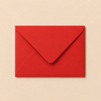 5x7 Pure Red Envelopes – 120gsm – 133 × 184mm