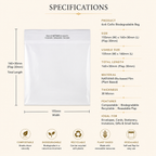6x6 Compostable Cello Bags – Self Seal Card Sleeves – 155 × 160mm + 30mm Flap