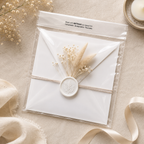 6x6 Compostable Cello Bags – Self Seal Card Sleeves – 155 × 160mm + 30mm Flap
