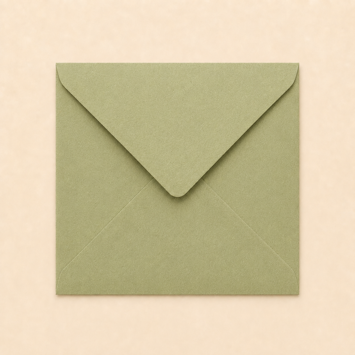 6x6 Sage Green Envelopes – 100gsm – 155 × 155mm