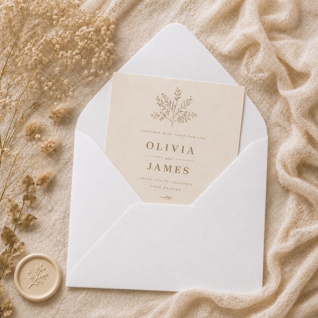6x6 White Envelopes – 100gsm – 155 × 155mm