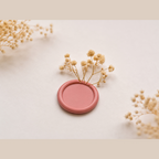 Handmade Baby’s Breath Wax Seal Stickers