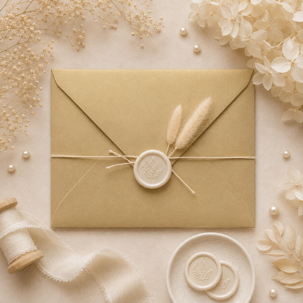 C6 Metallic Gold Envelopes – 100gsm – 114 × 162mm