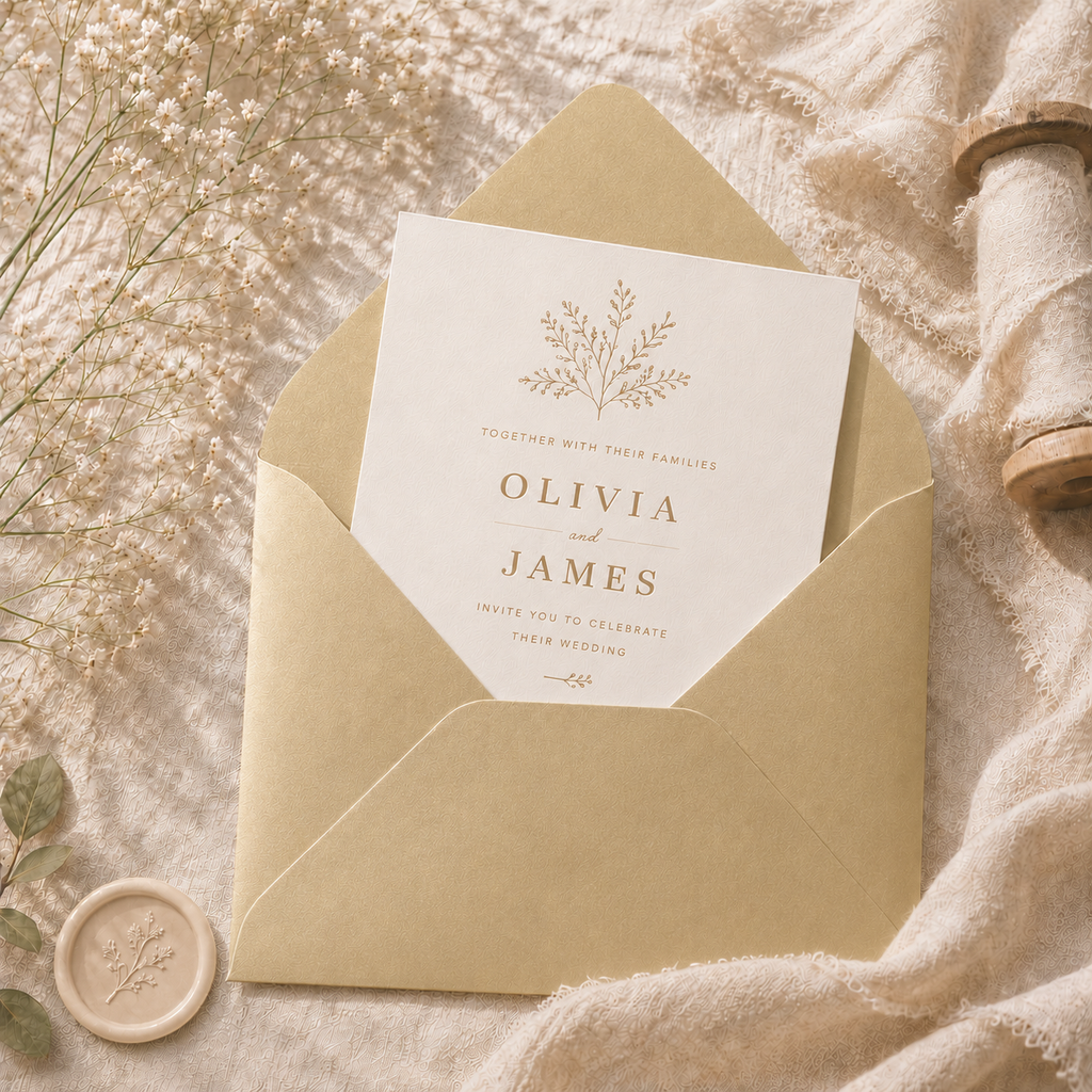 C5 Metallic Gold Envelopes – 162 × 229mm