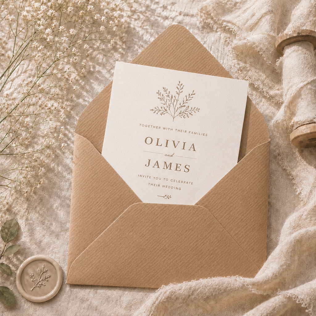 C6 Recycled Ribbed Brown Envelopes – 100gsm – 114 × 162mm