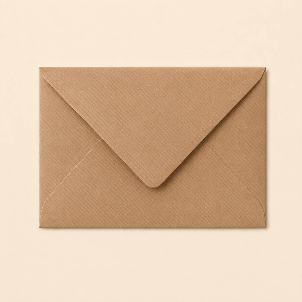 C5 Recycled Ribbed Brown Envelopes – 162 × 229mm