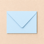 C6 Baby Blue Matte Envelopes – 114 × 162mm