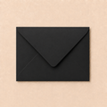 C6 Black Envelopes – 100gsm – 114 × 162mm