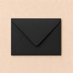 C6 Black Envelopes – 100gsm – 114 × 162mm