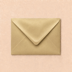 C6 Metallic Gold Envelopes – 100gsm – 114 × 162mm