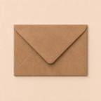 C6 Recycled Ribbed Brown Envelopes – 100gsm – 114 × 162mm