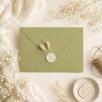 C6 Sage Green Envelopes – 100gsm – 114 × 162mm
