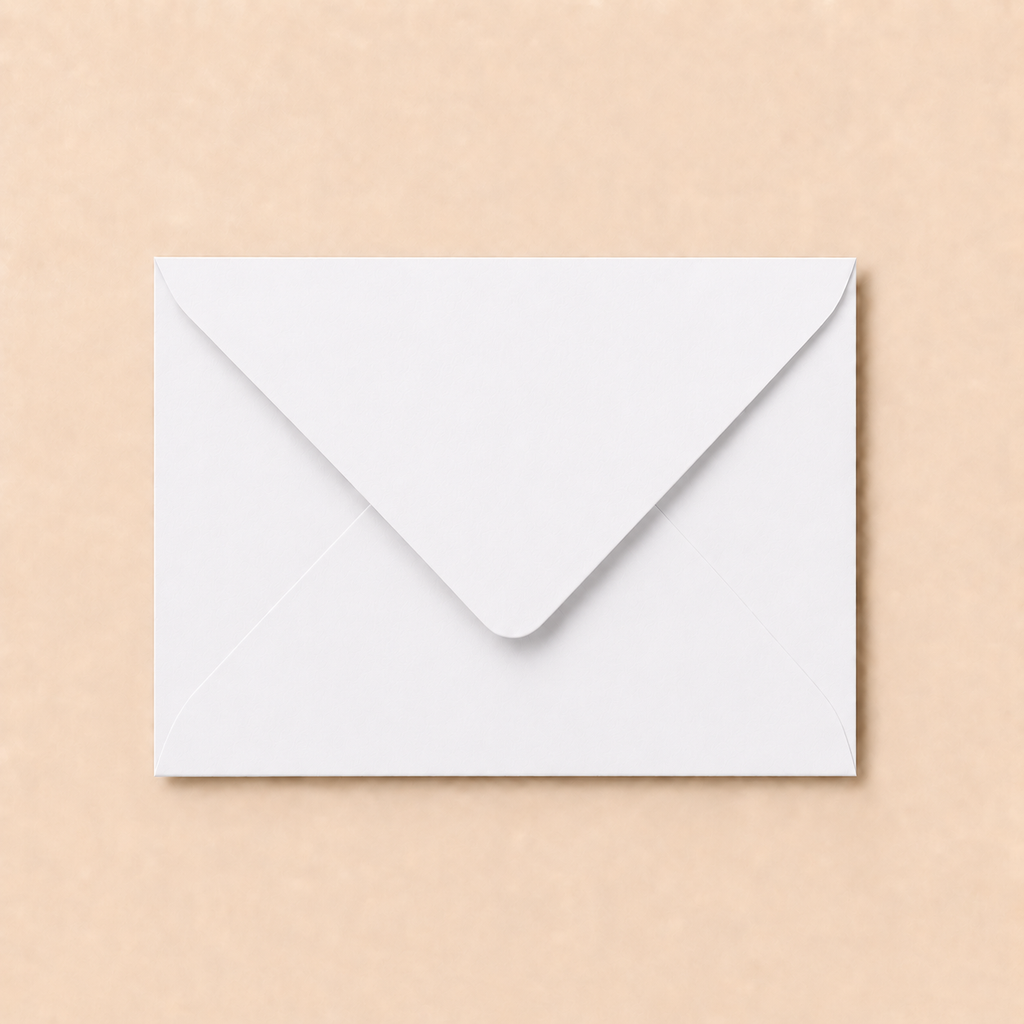 C6 White Envelopes – 100gsm – 114 × 162mm