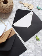C6 Black Invitation Envelopes, 100gsm Stationery __etsy:7563872022