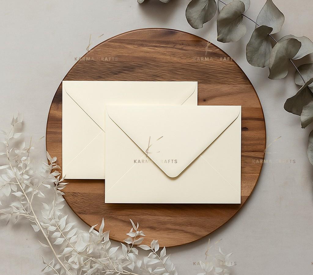 C7 Ivory Cream 81x111mm Mini Invitation Envelopes for Gift Cards Stationery __etsy:7563799168