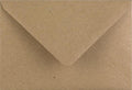 C7 Recycled Kraft Fleck 81x111mm Mini Invitation Envelopes for Gift Cards __etsy:7753907397