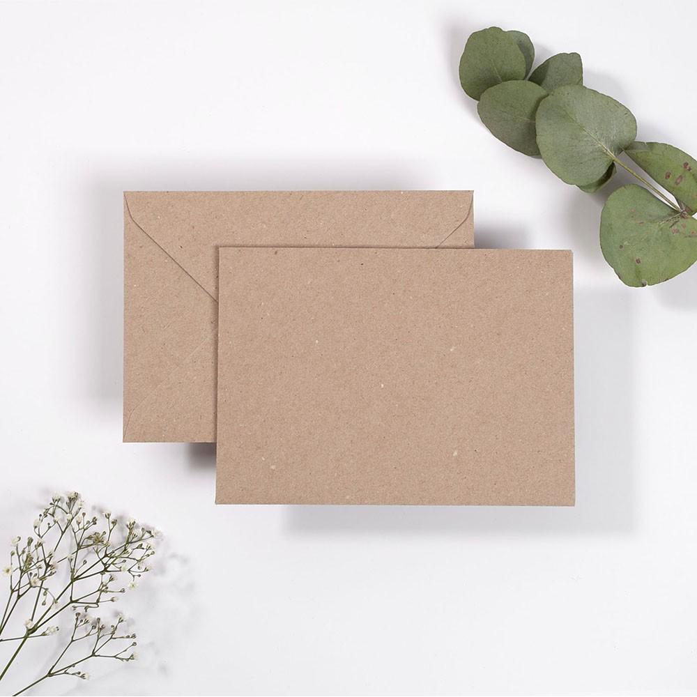 C6 Recycled Kraft Wedding Envelopes | Rustic Eco Friendly Invitation Envelopes __etsy:7611797553