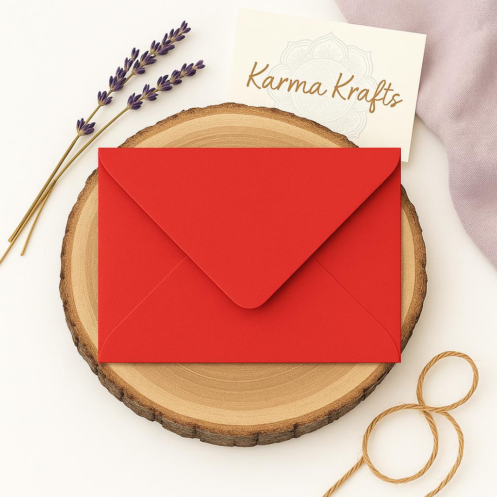 C5 Red Envelopes | Bold Invitation Envelopes for Wedding & Luxury Stationery __etsy:7611778007