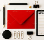 C5 Red Envelopes | Bold Invitation Envelopes for Wedding & Luxury Stationery __etsy:7563830098