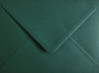 Deep Green Invitation Envelopes, 5x7 Stationery __etsy:7564027800