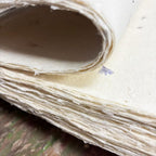 Handmade Lokta Paper – Multicolour Fibre Textured Craft Paper (20 Sheets) __etsy:8045535391