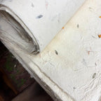 Handmade Mixed Floral Cotton Lokta Paper | 51x76cm Nepalese Artisan Gift Wrap __etsy:8066873097