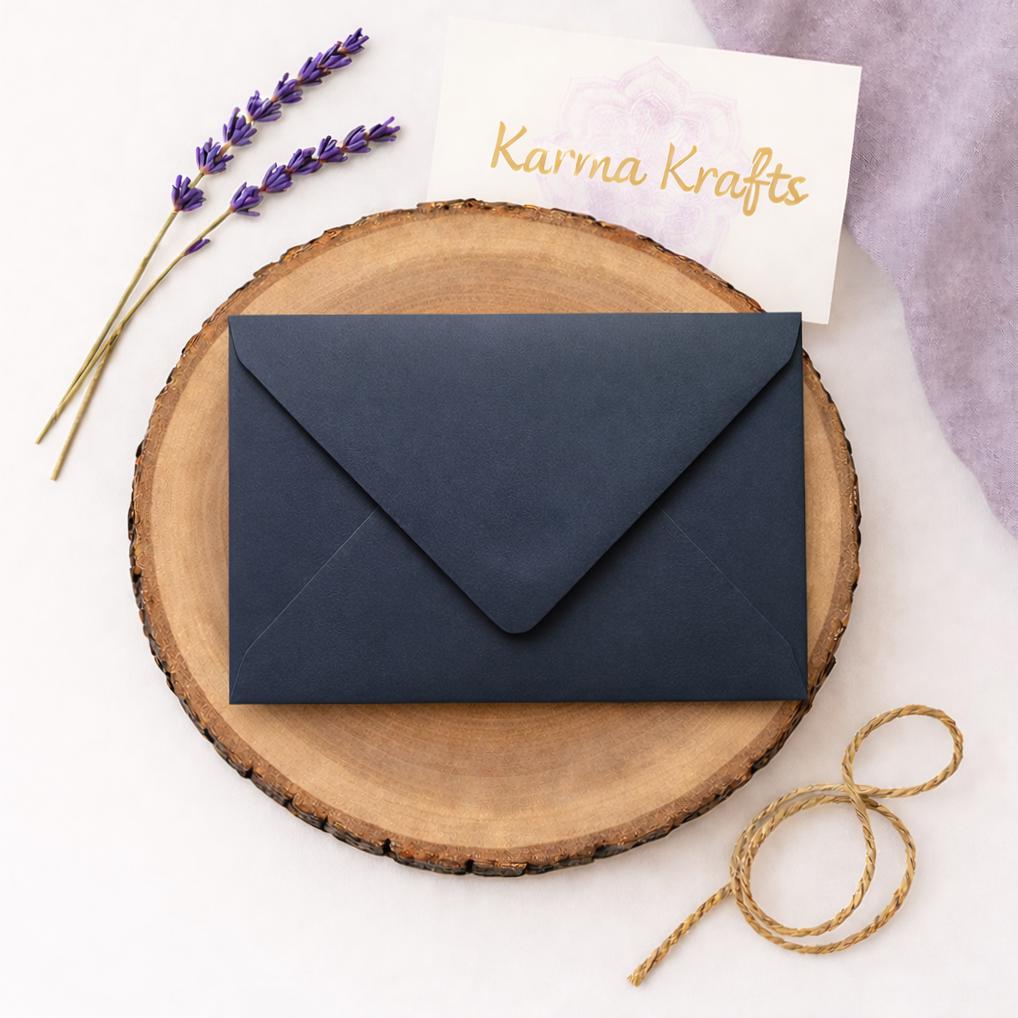 Navy 133x184mm (5x7) Envelopes Wedding Invitations __etsy:7618496328