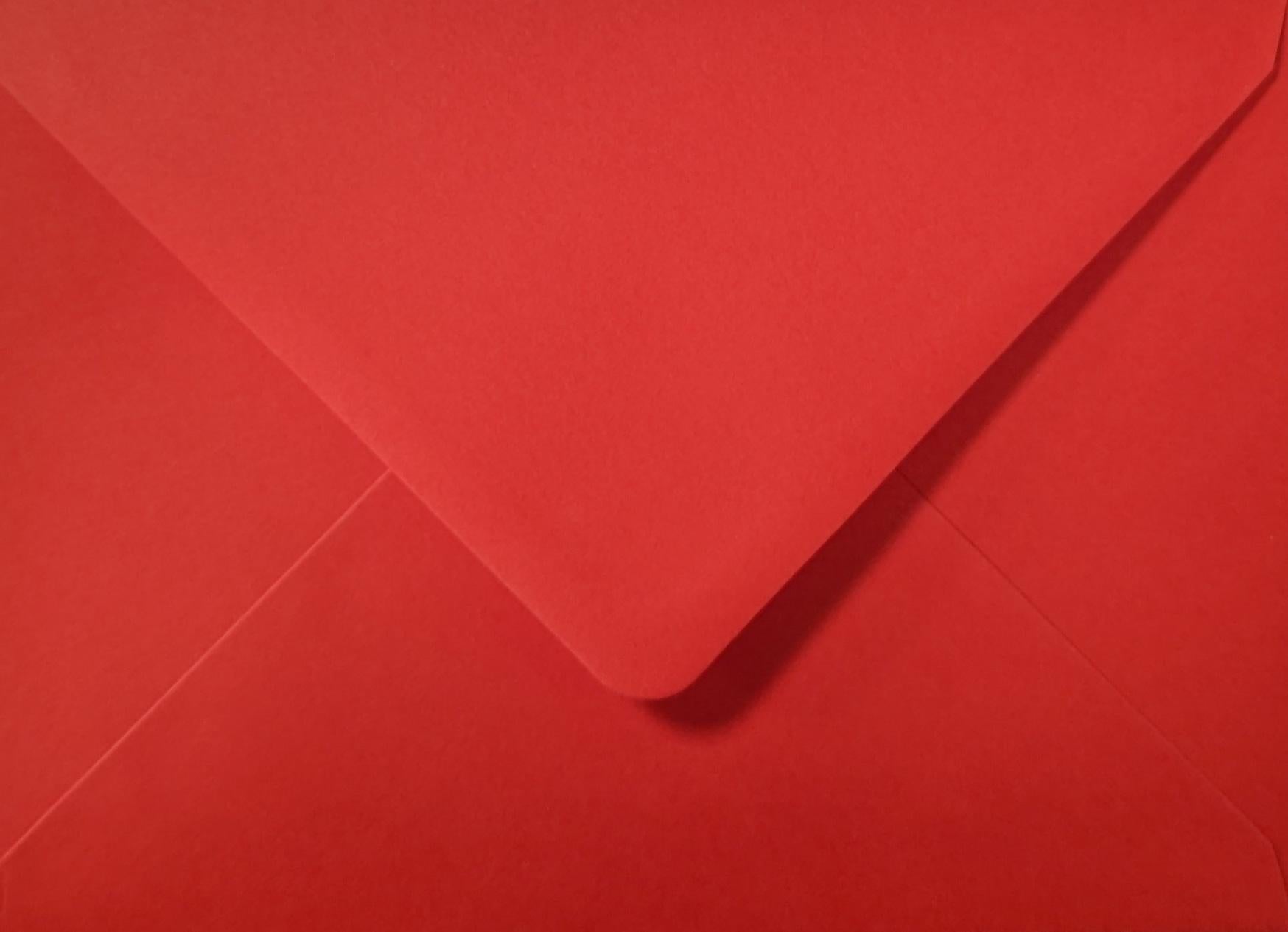 Pure Red 5x7 Envelopes | 120gsm Paper for Invitations __etsy:7972636304