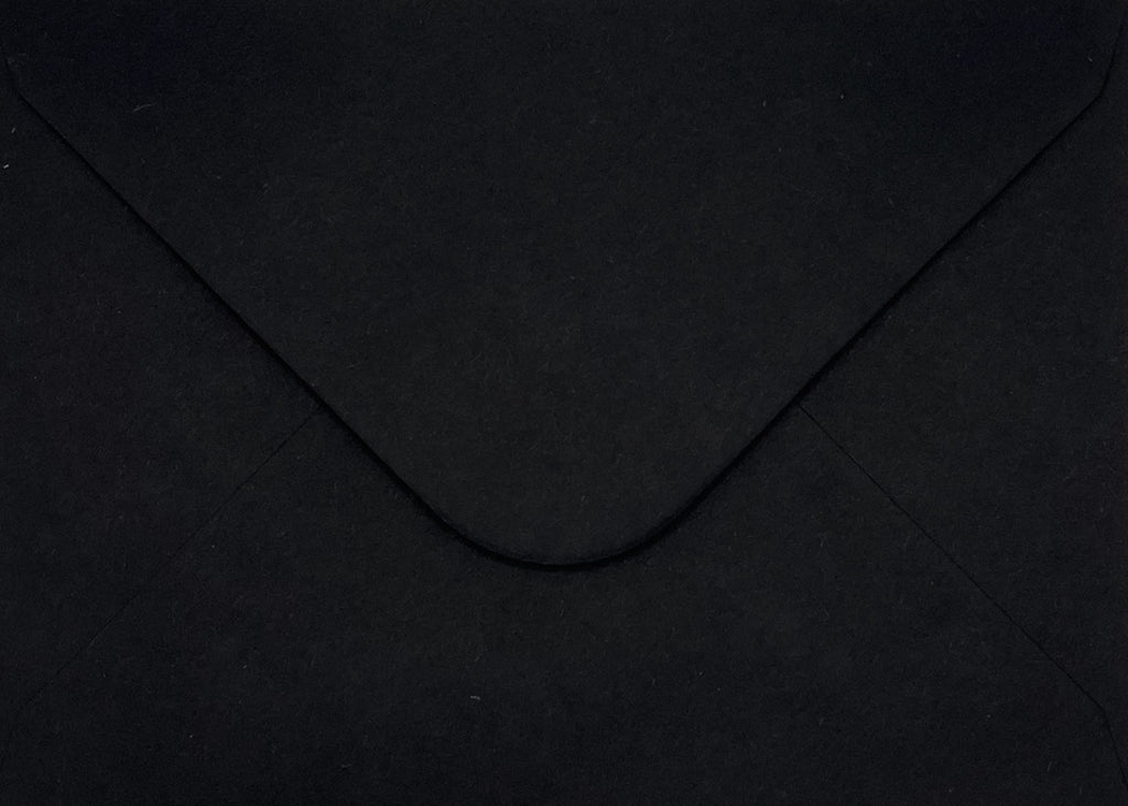 C6 Black Envelopes – 100gsm – 114 × 162mm