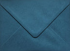 5x7 Teal Lined Envelopes | Botanical Wedding Invitation Envelopes | Luxury Floral Envelope Liners | Handmade UK