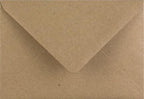 5x7 Kraft Lined Envelopes | Rustic Wedding Invitation Envelopes | Eucalyptus Floral Envelope Liners | Handmade UK