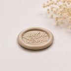 With Love Wax Seal Stickers | Handmade Adhesive Wedding Invitation Seals