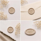 With Love Wax Seal Stickers | Handmade Adhesive Wedding Invitation Seals