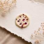 Handmade Rose Petal Wax Seal Stickers | Self-Adhesive Floral Seals for Invitations