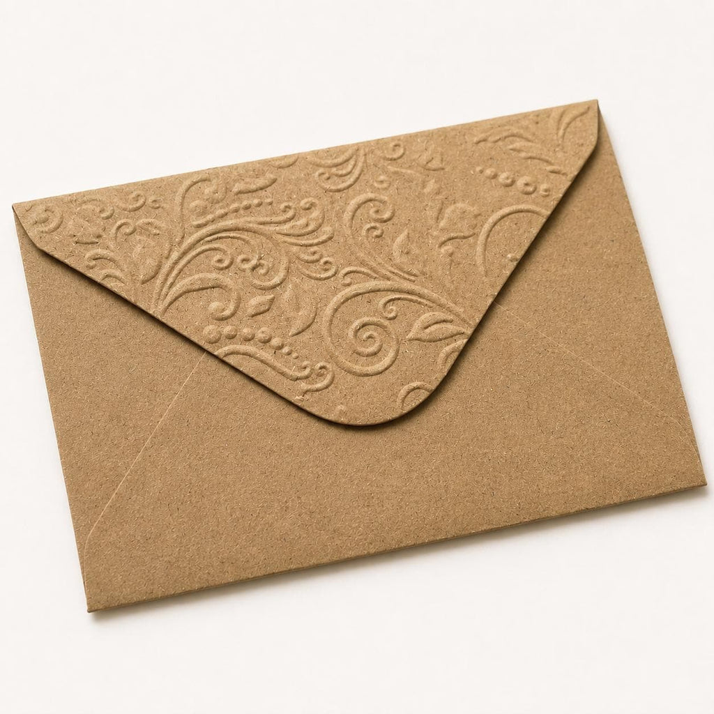 C7 81x111mm Embossed Mini Wedding Envelopes