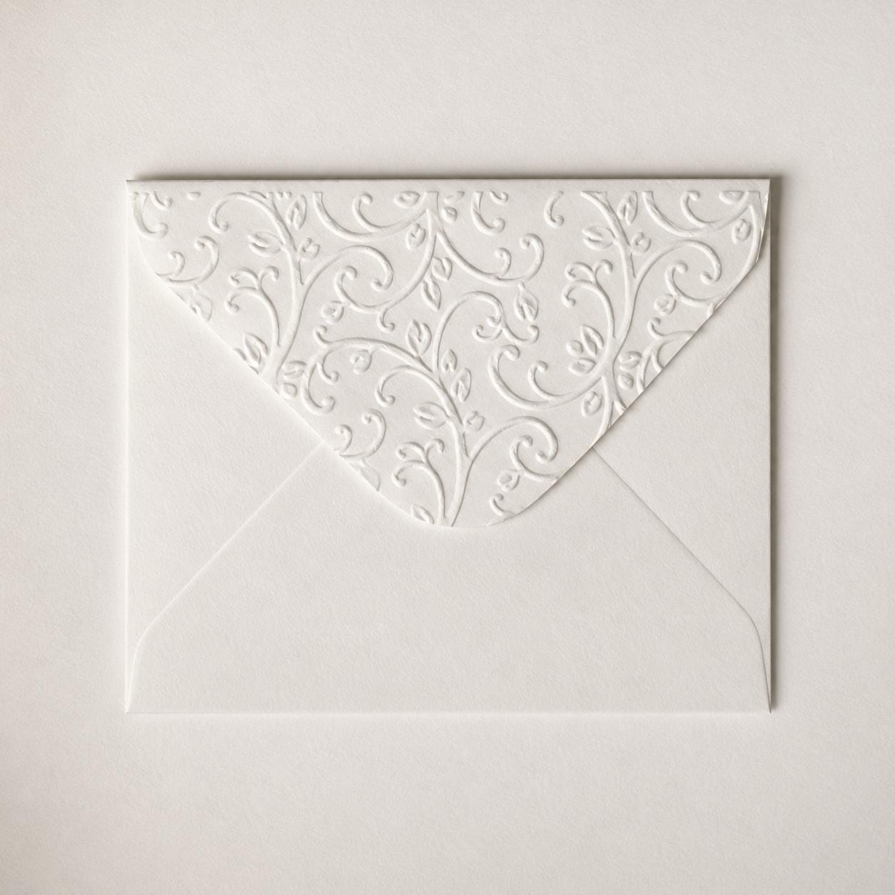 C7 81x111mm Embossed Mini Wedding Envelopes
