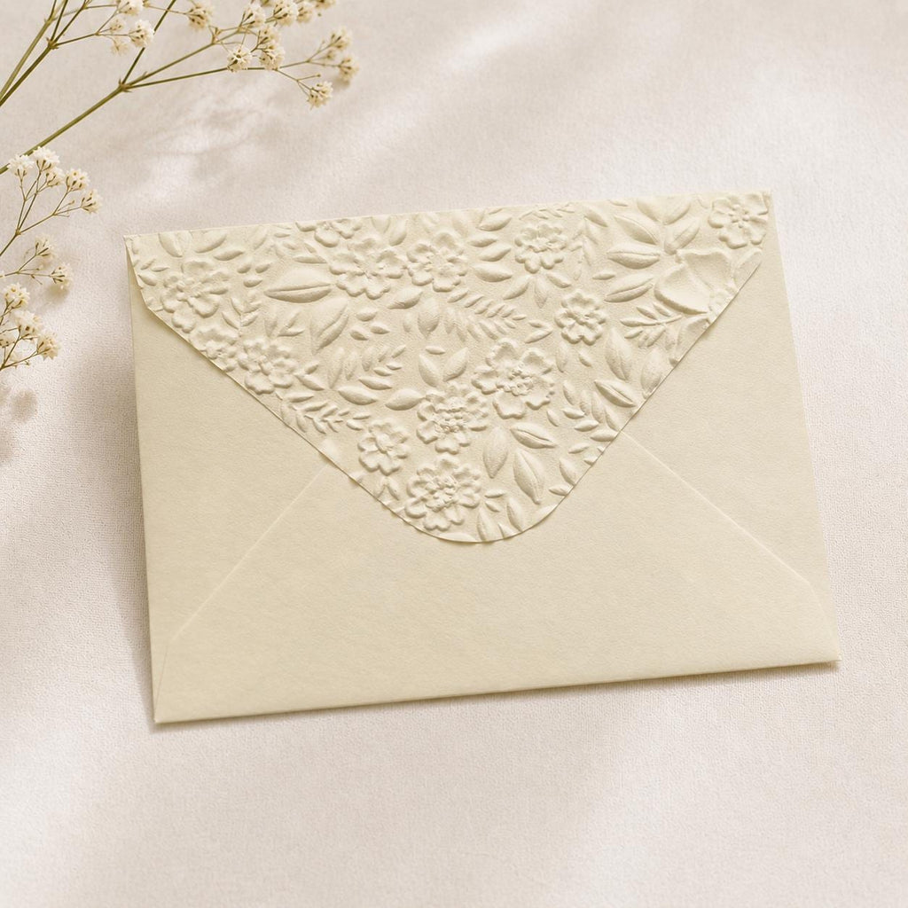 C7 81x111mm Embossed Mini Wedding Envelopes