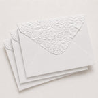 C7 81x111mm Embossed Mini Wedding Envelopes