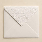 5x5 130x130mm Embossed Square Wedding Envelopes