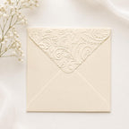5x5 130x130mm Embossed Square Wedding Envelopes