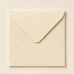 5x5 130x130mm Embossed Square Wedding Envelopes