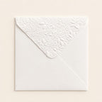 5x5 130x130mm Embossed Square Wedding Envelopes
